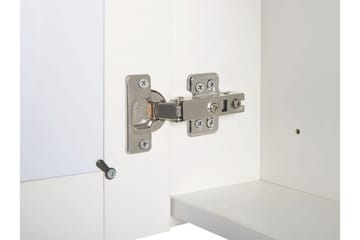 Belmena Skap til Badet 40 cm Speil med LED-belysning - Hvit - Hus & oppussing - Kjøkken & bad - Baderom - Baderomsmøbler & baderomsinnredning - Speilskap