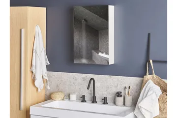 Carmenes Skap til Badet 40 cm med Speil - Hvit - Hus & oppussing - Kjøkken & bad - Baderom - Baderomsmøbler & baderomsinnredning - Speilskap