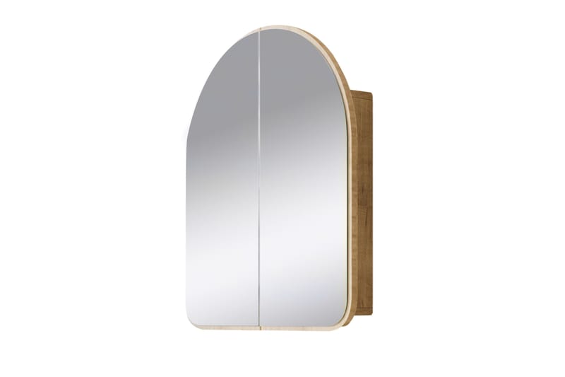 Heren Overskap med speil 45 cm - Beige - Hus & oppussing - Kjøkken & bad - Baderom - Baderomsmøbler & baderomsinnredning - Speilskap