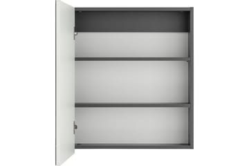 Hudnall Veggskap 60x15 cm - Antrasitt/Natur - Hus & oppussing - Kjøkken & bad - Baderom - Baderomsmøbler & baderomsinnredning - Speilskap