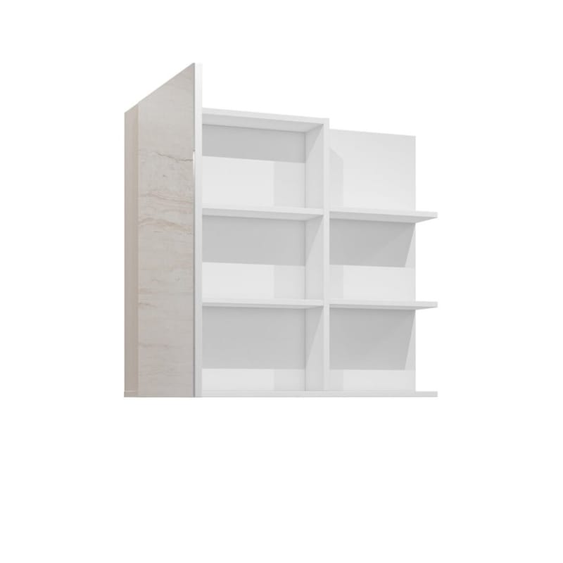 Speilskap Irvine 1 dør - Hvit Høyglans - Hus & oppussing - Kjøkken & bad - Baderom - Baderomsmøbler & baderomsinnredning - Speilskap