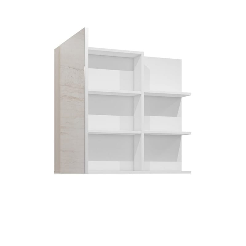 Speilskap Irvine 1 dør - Hvit Høyglans - Hus & oppussing - Kjøkken & bad - Baderom - Baderomsmøbler & baderomsinnredning - Speilskap