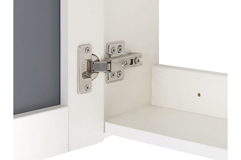 Jaramillo Skap til Badet 60 cm Speil med LED-belysning - Hvit - Hus & oppussing - Kjøkken & bad - Baderom - Baderomsmøbler & baderomsinnredning - Speilskap