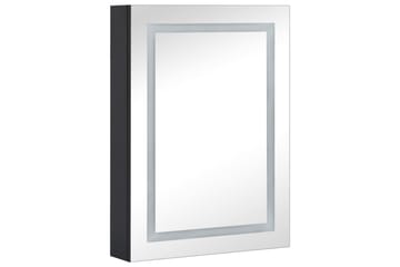 LED-speilskap til bad 50x13x70 cm - Antrasittgrå - Hus & oppussing - Kjøkken & bad - Baderom - Baderomsmøbler & baderomsinnredning - Speilskap