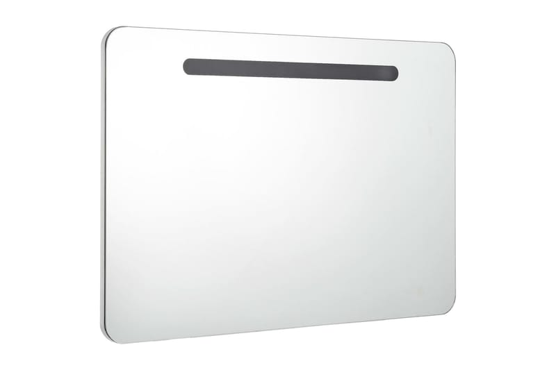 LED-speilskap til bad 80x11x55 cm - Hvit - Hus & oppussing - Kjøkken & bad - Baderom - Baderomsmøbler & baderomsinnredning - Speilskap