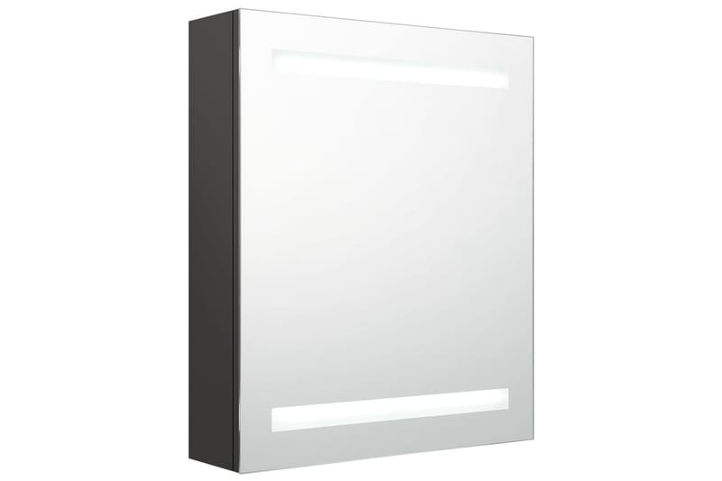 LED-speilskap til bad antrasitt 50x14x60 cm - Antrasittgrå - Hus & oppussing - Kjøkken & bad - Baderom - Baderomsmøbler & baderomsinnredning - Speilskap