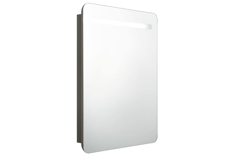 LED-speilskap til bad antrasitt 60x11x80 cm - Antrasittgrå - Hus & oppussing - Kjøkken & bad - Baderom - Baderomsmøbler & baderomsinnredning - Speilskap