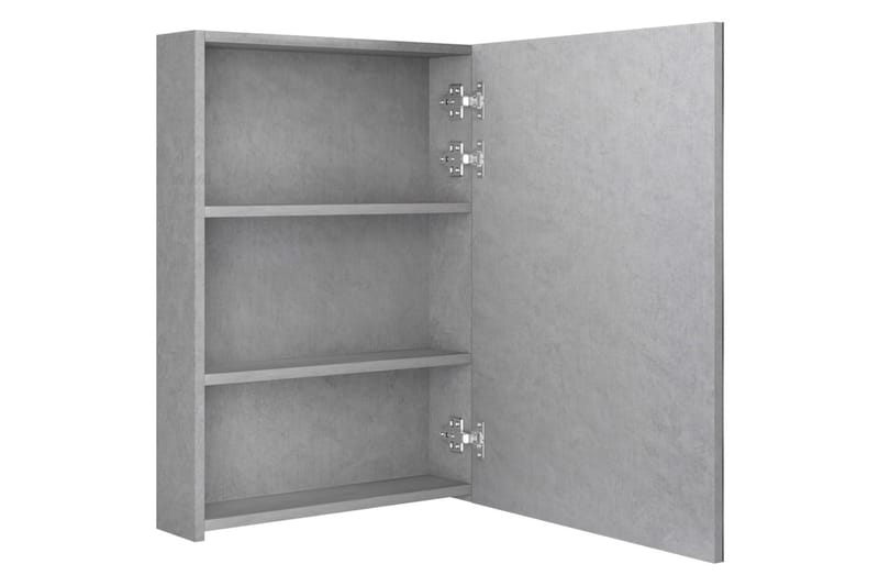 LED-speilskap til bad betonggrå 50x13x70 cm - Hus & oppussing - Kjøkken & bad - Baderom - Baderomsmøbler & baderomsinnredning - Speilskap
