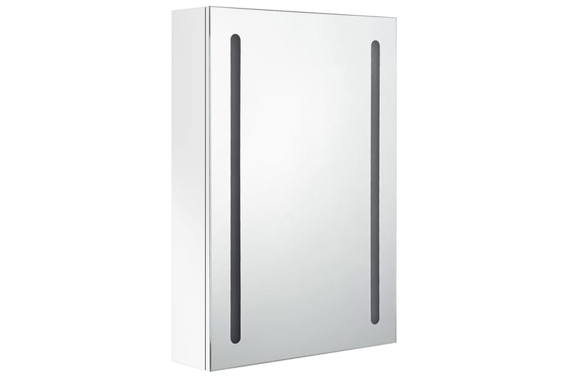 LED-speilskap til bad blank hvit 50x13x70 cm - Hus & oppussing - Kjøkken & bad - Baderom - Baderomsmøbler & baderomsinnredning - Speilskap