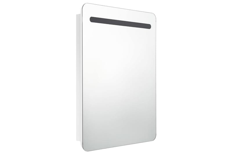 LED-speilskap til bad blank hvit 60x11x80 cm - Hus & oppussing - Kjøkken & bad - Baderom - Baderomsmøbler & baderomsinnredning - Speilskap