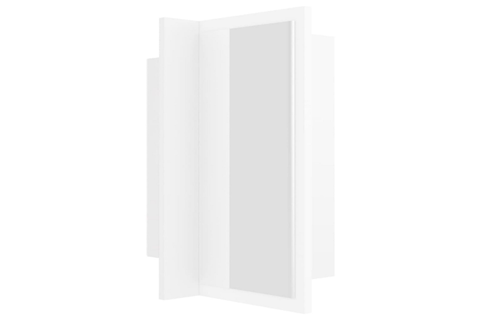 LED-speilskap til baderom hvit 40x12x45 cm - Hvit - Hus & oppussing - Kjøkken & bad - Baderom - Baderomsmøbler & baderomsinnredning - Speilskap