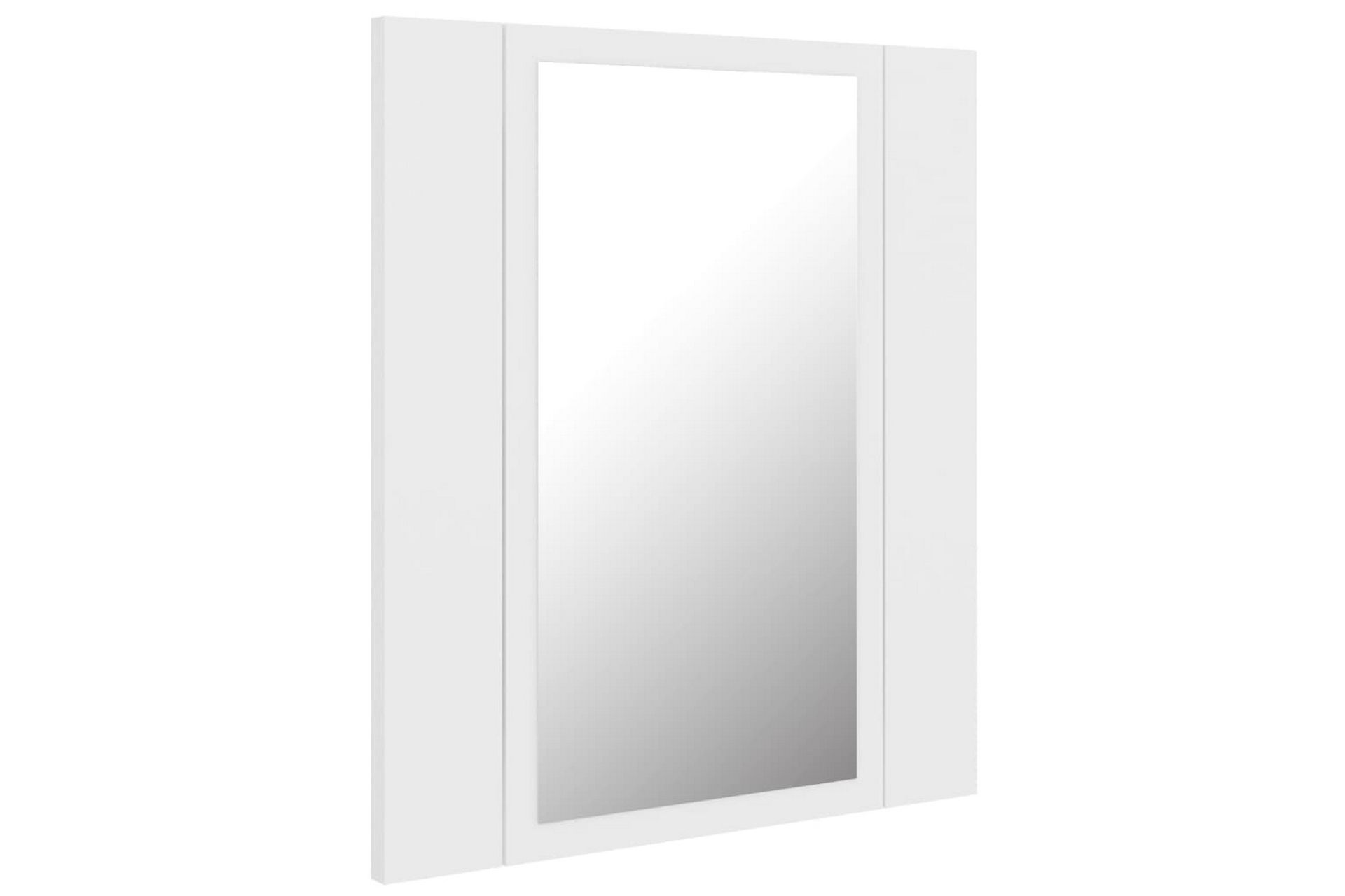 LED-speilskap til baderom hvit 40x12x45 cm - Hvit - Hus & oppussing - Kjøkken & bad - Baderom - Baderomsmøbler & baderomsinnredning - Speilskap