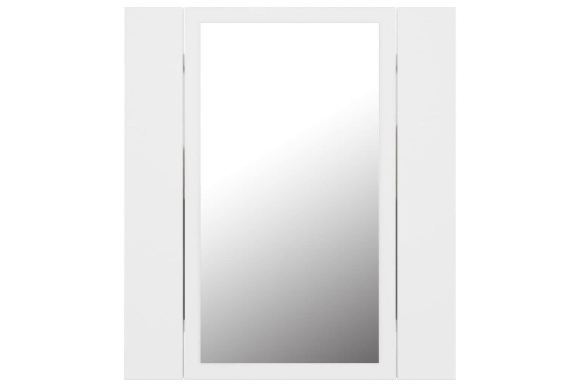 LED-speilskap til baderom hvit 40x12x45 cm - Hvit - Hus & oppussing - Kjøkken & bad - Baderom - Baderomsmøbler & baderomsinnredning - Speilskap