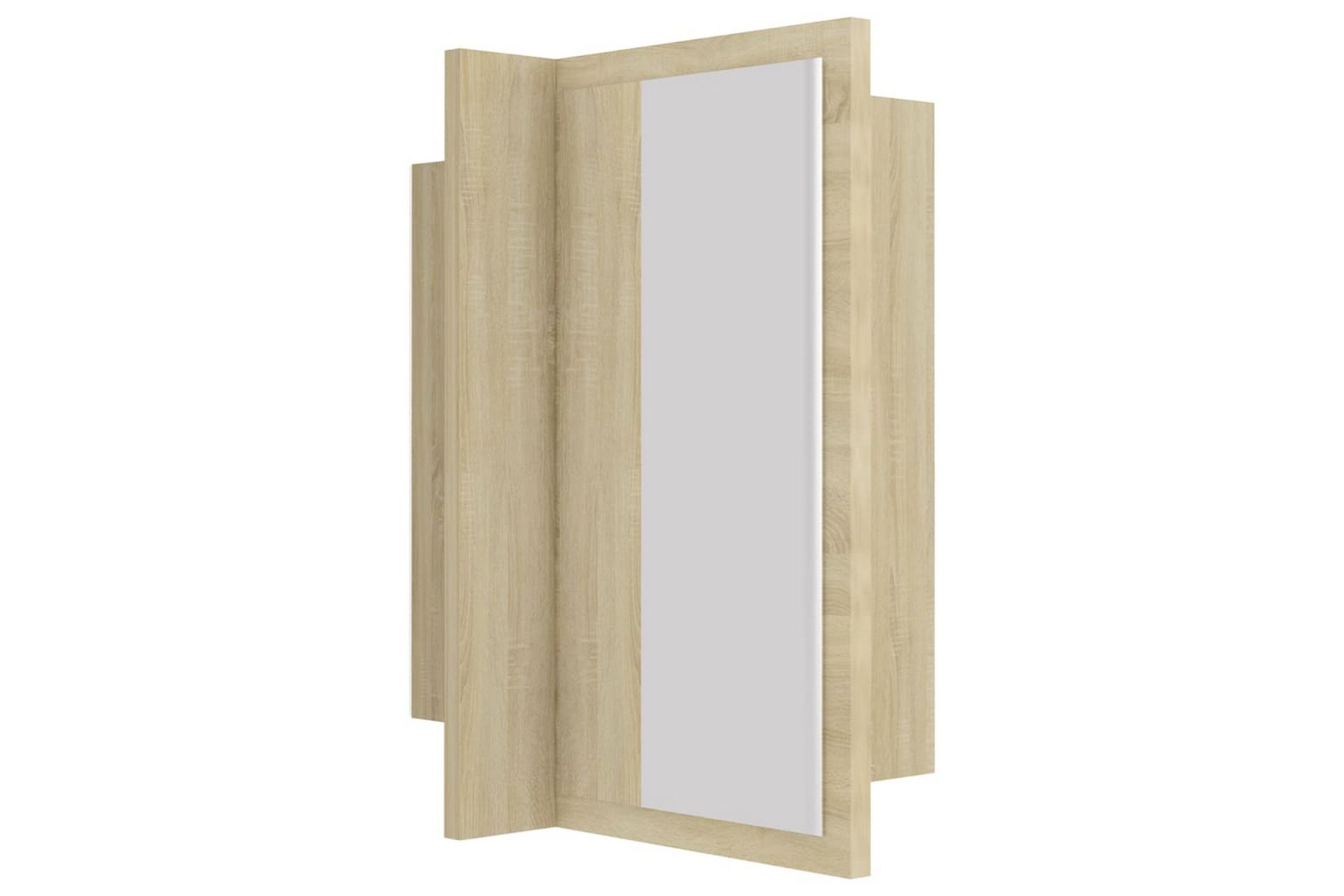 LED-speilskap til baderom sonoma eik 40x12x45 cm - Brun - Hus & oppussing - Kjøkken & bad - Baderom - Baderomsmøbler & baderomsinnredning - Speilskap