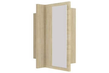 LED-speilskap til baderom sonoma eik 40x12x45 cm - Brun - Hus & oppussing - Kjøkken & bad - Baderom - Baderomsmøbler & baderomsinnredning - Speilskap