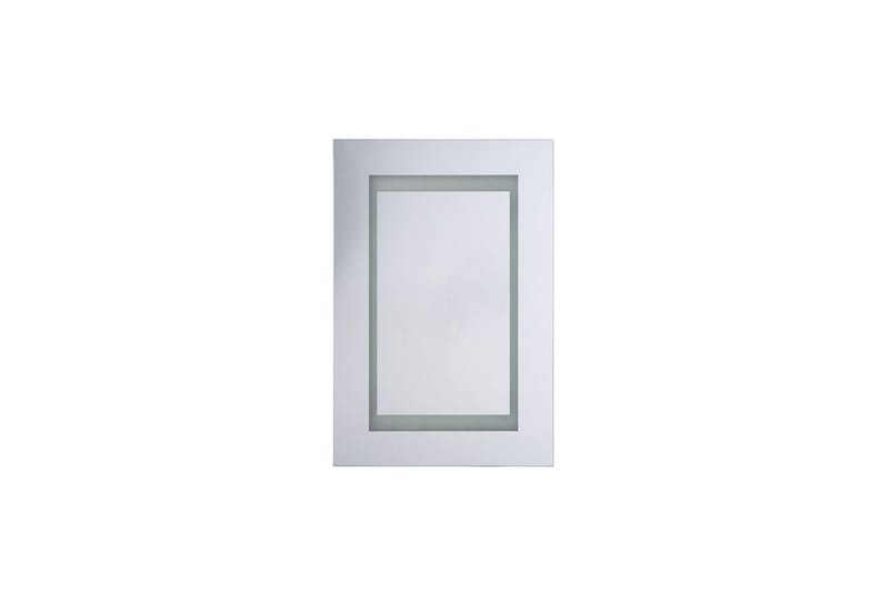 Malaspina Skap til Badet 40 cm Speil med LED-belysning - Hvit - Speilskap