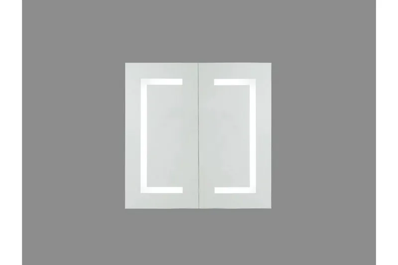 Mazarredo Skap til Badet 60 cm Speil med LED-belysning - Hvit - Hus & oppussing - Kjøkken & bad - Baderom - Baderomsmøbler & baderomsinnredning - Speilskap