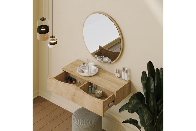 Princesse Overskap med speil 82 cm - Hus & oppussing - Kjøkken & bad - Baderom - Baderomsmøbler & baderomsinnredning - Speilskap