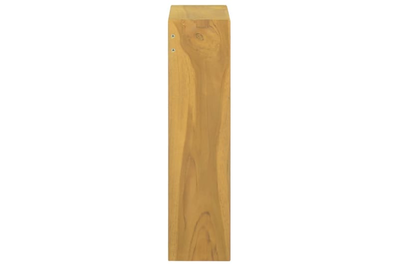 Speilskap 30x10x40 cm heltre teak - Brun - Speilskap