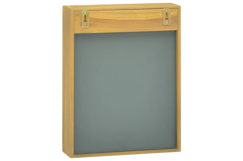 Speilskap 30x10x40 cm heltre teak - Brun - Speilskap