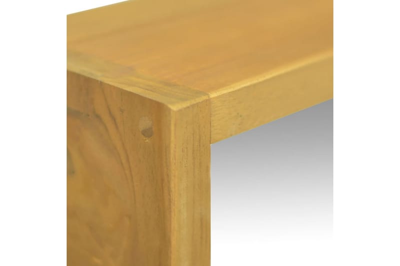 Speilskap 30x10x40 cm heltre teak - Brun - Speilskap