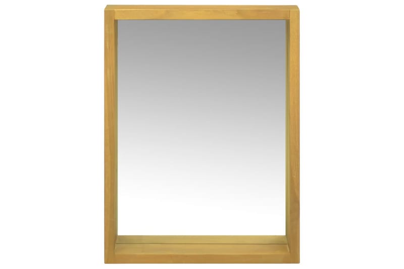 Speilskap 30x10x40 cm heltre teak - Brun - Hus & oppussing - Kjøkken & bad - Baderom - Baderomsmøbler & baderomsinnredning - Speilskap