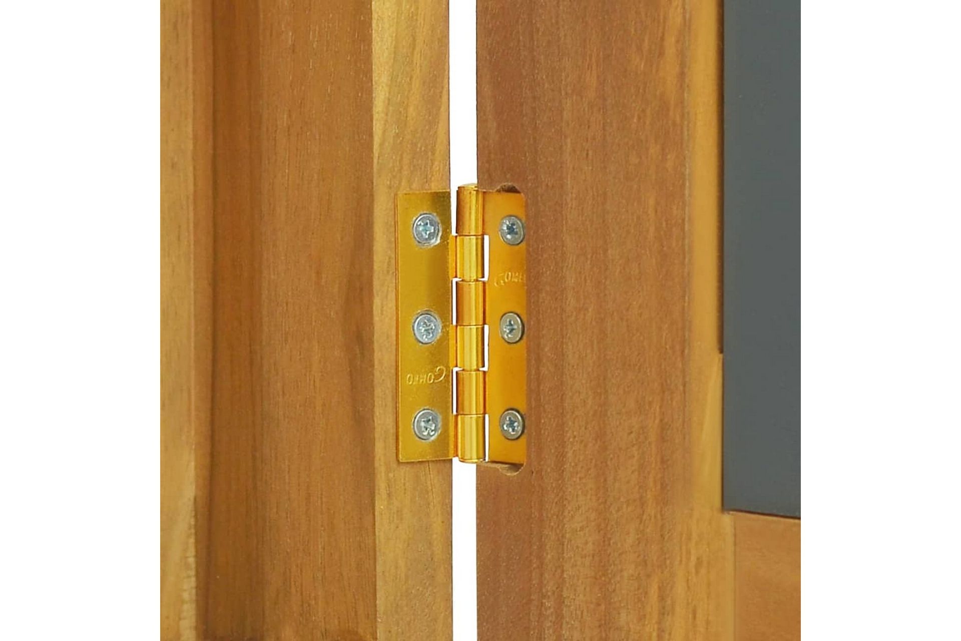 Speilskap 60x10x40 cm heltre teak - Brun - Hus & oppussing - Kjøkken & bad - Baderom - Baderomsmøbler & baderomsinnredning - Speilskap