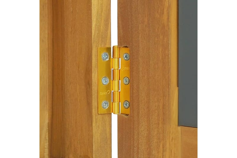 Speilskap 60x10x40 cm heltre teak - Brun - Hus & oppussing - Kjøkken & bad - Baderom - Baderomsmøbler & baderomsinnredning - Speilskap