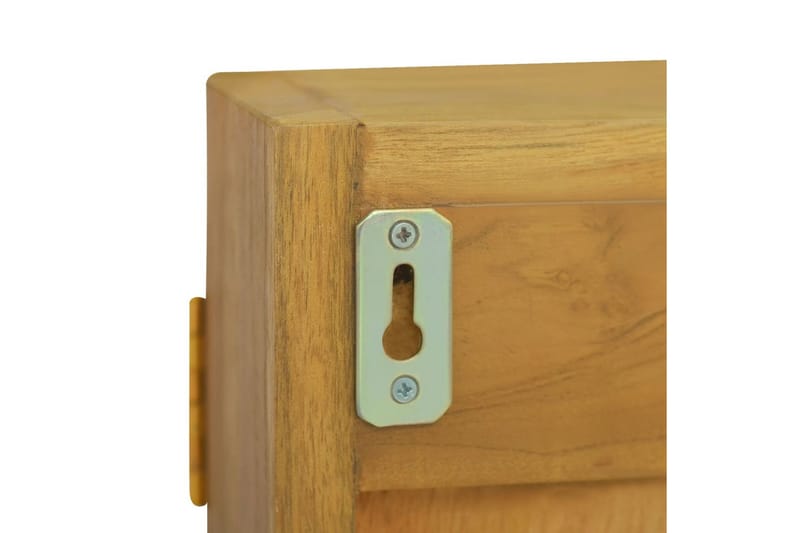 Speilskap 60x10x40 cm heltre teak - Brun - Hus & oppussing - Kjøkken & bad - Baderom - Baderomsmøbler & baderomsinnredning - Speilskap
