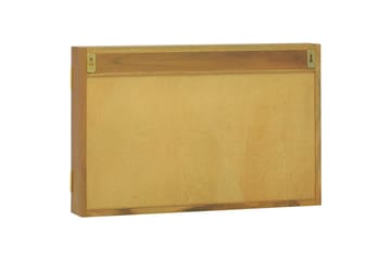 Speilskap 60x10x40 cm heltre teak - Brun - Hus & oppussing - Kjøkken & bad - Baderom - Baderomsmøbler & baderomsinnredning - Speilskap
