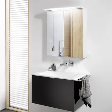Speilskap Bathlife Glänsa 600 - Hus & oppussing - Kjøkken & bad - Baderom - Baderomsmøbler & baderomsinnredning - Speilskap