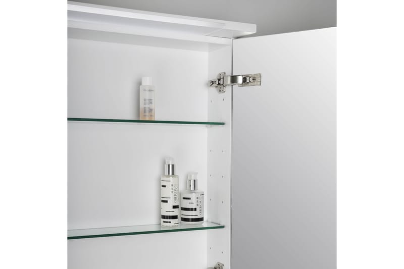 Speilskap Bathlife Glänsa 800 - Hvit - Hus & oppussing - Kjøkken & bad - Baderom - Baderomsmøbler & baderomsinnredning - Speilskap