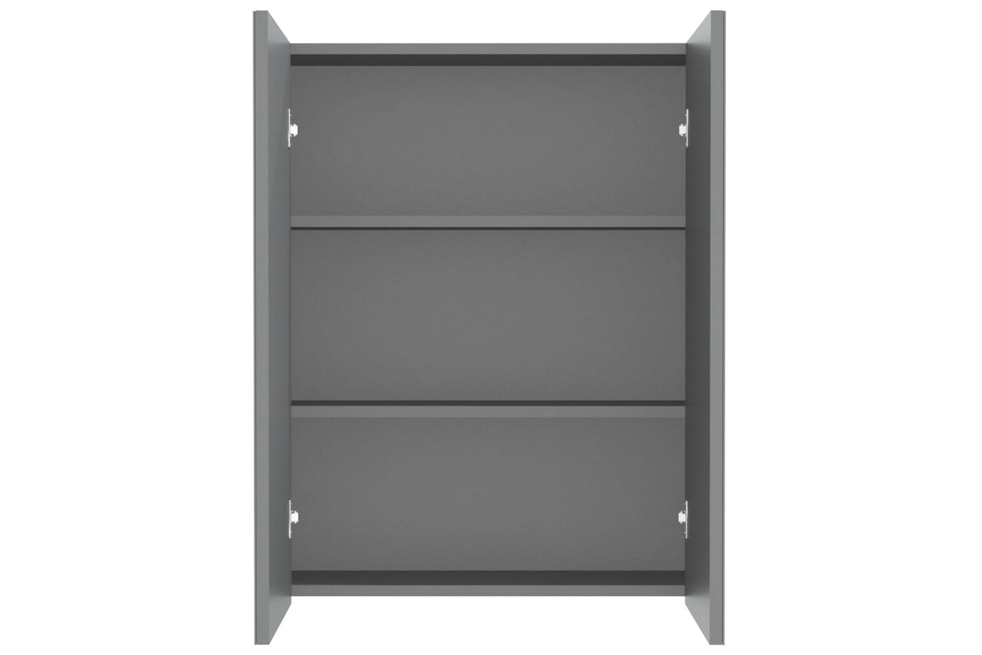 Speilskap til bad 60x15x75 cm MDF antrasitt - Antrasittgrå - Hus & oppussing - Kjøkken & bad - Baderom - Baderomsmøbler & baderomsinnredning - Speilskap