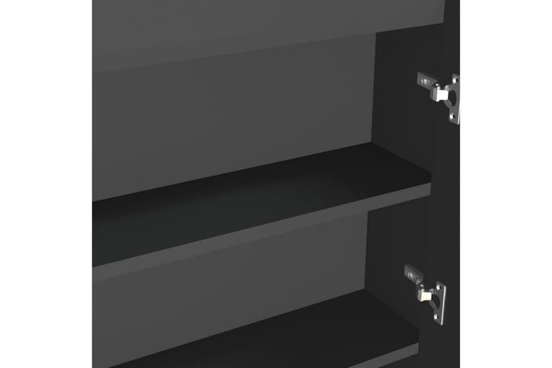 Speilskap til bad 80x15x60 cm MDF antrasitt - Antrasittgrå - Hus & oppussing - Kjøkken & bad - Baderom - Baderomsmøbler & baderomsinnredning - Speilskap