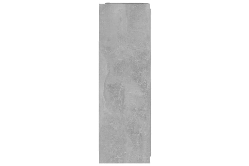 Speilskap til baderom betonggrå 62,5x20,5x64 cm sponplate - Grå - Hus & oppussing - Kjøkken & bad - Baderom - Baderomsmøbler & baderomsinnredning - Speilskap