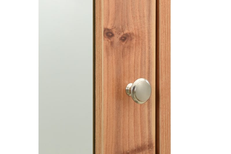 Speilskap til baderom eik 66x17x63 cm MDF - Brun - Hus & oppussing - Kjøkken & bad - Baderom - Baderomsmøbler & baderomsinnredning - Speilskap