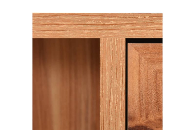 Speilskap til baderom eik 66x17x63 cm MDF - Brun - Hus & oppussing - Kjøkken & bad - Baderom - Baderomsmøbler & baderomsinnredning - Speilskap