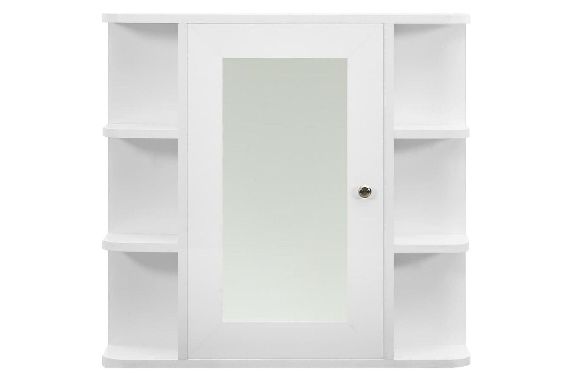 Speilskap til baderom hvit 66x17x63 cm MDF - Hus & oppussing - Kjøkken & bad - Baderom - Baderomsmøbler & baderomsinnredning - Speilskap