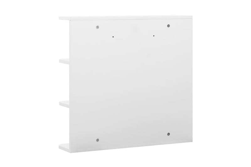 Speilskap til baderom hvit 66x17x63 cm MDF - Speilskap