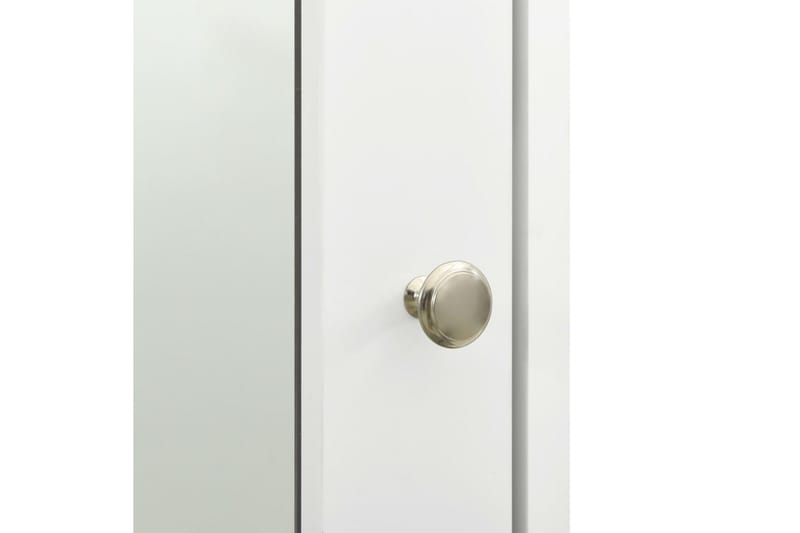 Speilskap til baderom hvit 66x17x63 cm MDF - Hus & oppussing - Kjøkken & bad - Baderom - Baderomsmøbler & baderomsinnredning - Speilskap