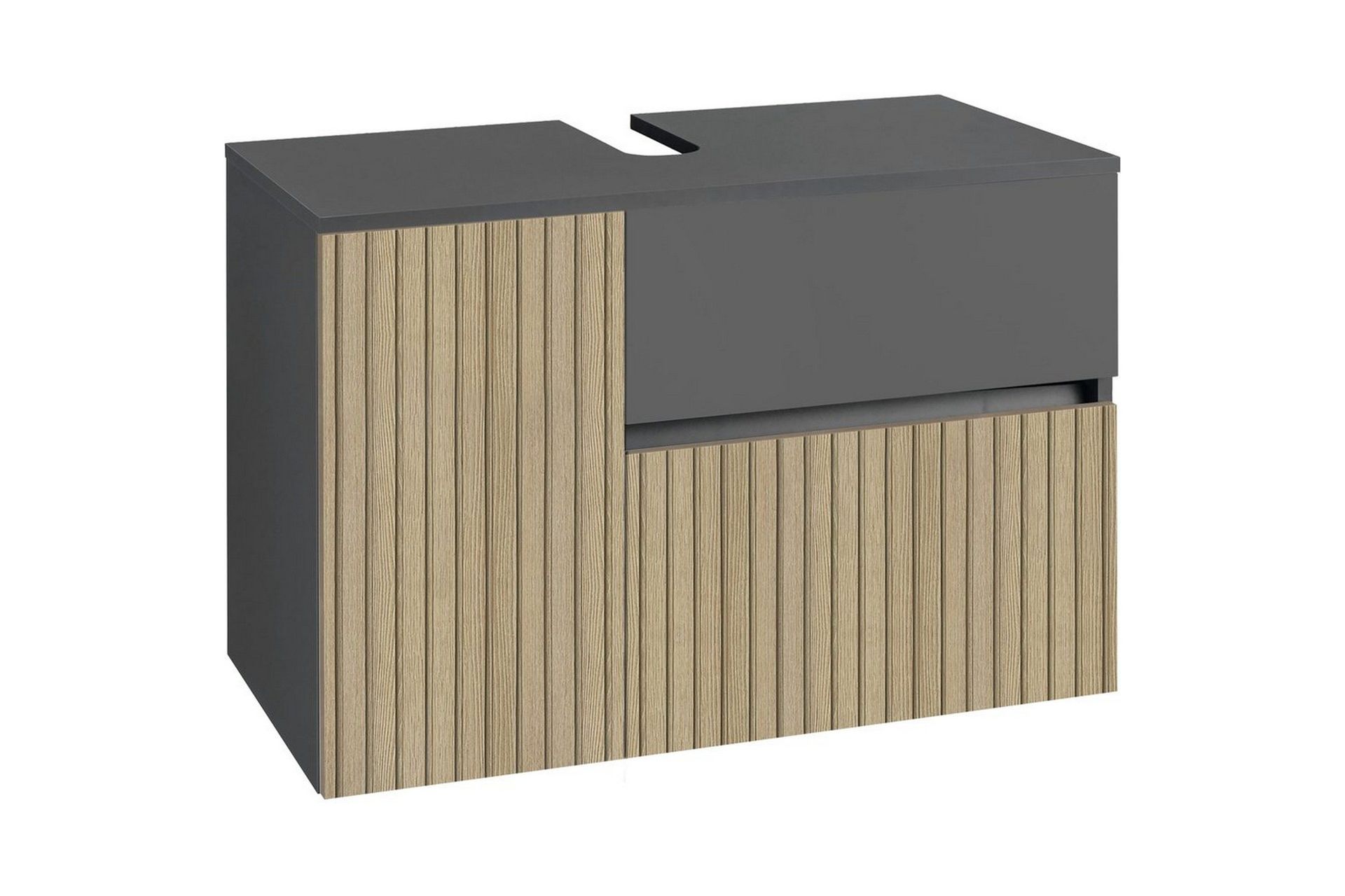 Tvättställsskåp & kommod Loft24 Wisla Tvättställsskåp 80 cm Natur -