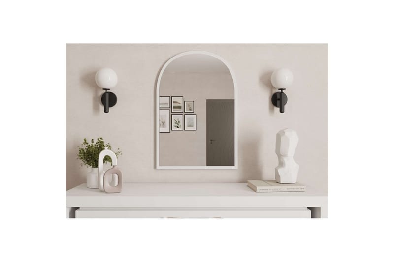 Ulren Baderomsspeil 60 cm - Hvit - Hus & oppussing - Kjøkken & bad - Baderom - Baderomsmøbler & baderomsinnredning - Baderomsspeil