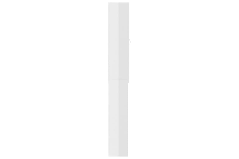 Vaskemaskinskap høyglans hvit 64x25,5x190 cm - Vaskeskap - Veggskap & høyskap - Baderomsskap