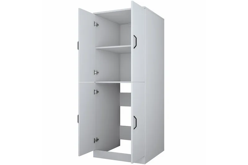 Vaskemaskinskap Ostwerwaltia Hvit - Hvit - Hus & oppussing - Kjøkken & bad - Baderom - Baderomsmøbler & baderomsinnredning - Baderomsskap