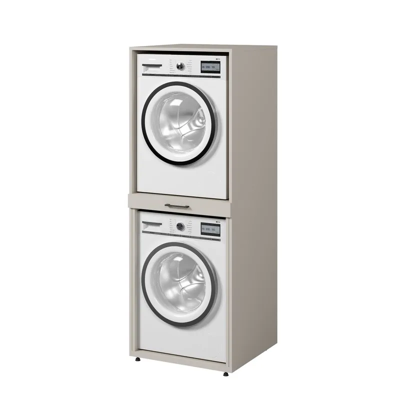 Vaskemaskin/tørketrommel-skap Aza 1 Hylle - Kasjmir - Hus & oppussing - Kjøkken & bad - Baderom - Baderomsmøbler & baderomsinnredning - Oppbevaring til baderom