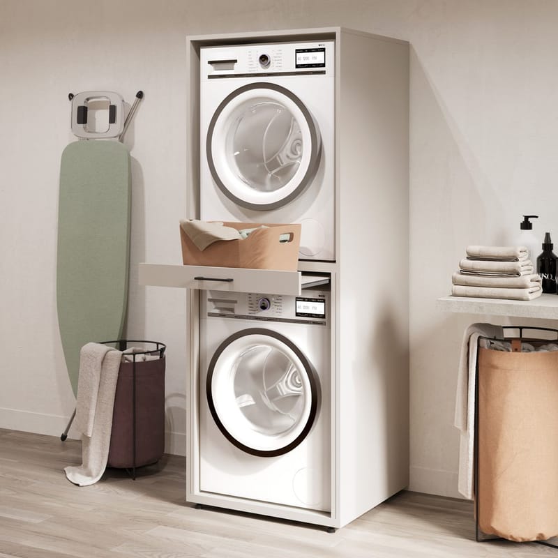 Vaskemaskin/tørketrommel-skap Aza 1 Hylle - Kasjmir - Hus & oppussing - Kjøkken & bad - Baderom - Baderomsmøbler & baderomsinnredning - Oppbevaring til baderom