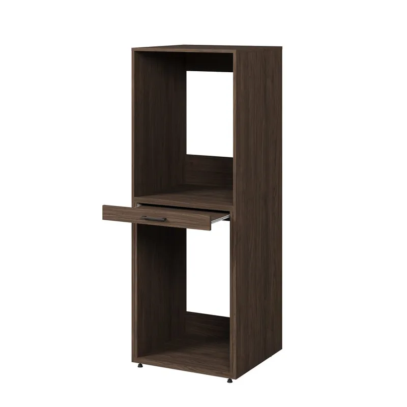 Vaskemaskin/tørketrommel-skap Aza 1 Hylle - Valnøtt Villa - Hus & oppussing - Kjøkken & bad - Baderom - Baderomsmøbler & baderomsinnredning - Oppbevaring til baderom