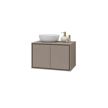 Vaskeskap Irvine 2 dører - Congo, 78 cm - Hus & oppussing - Kjøkken & bad - Baderom - Baderomsmøbler & baderomsinnredning - Baderomsskap
