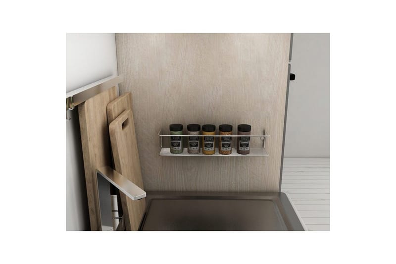 Vegghylle Moren Makyaj Rafi Krom - Krom - Hus & oppussing - Kjøkken & bad - Baderom - Baderomsmøbler & baderomsinnredning - Baderomshylle