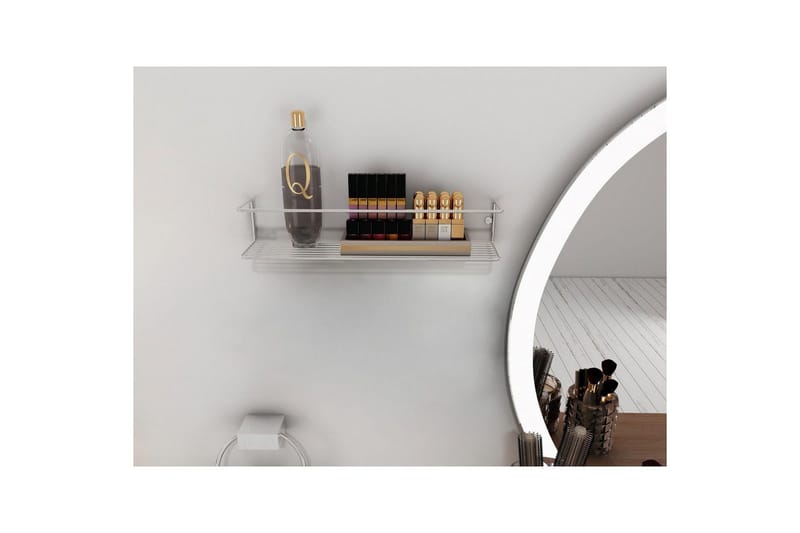 Vegghylle Moren Makyaj Rafi Krom - Krom - Hus & oppussing - Kjøkken & bad - Baderom - Baderomsmøbler & baderomsinnredning - Baderomshylle